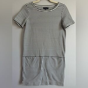 Madewell Women’s Navy & White Stripe Dockside Shift T-
Shirt Dress Size XS
